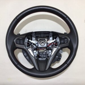 2013-2015 Honda CRZ Black Leather Steering Wheel / Red Stitching / OEM / CZ011