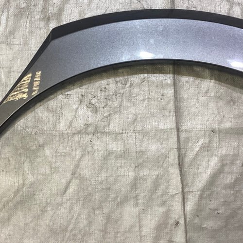 2017-2021 FK8 Honda Civic Type R Driver Rear Fender Flare Arch Trim Panel / Polished Metal Metallic / TR104