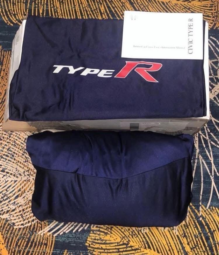 OEM Dark blue fk8 civic type r car cover - Image 4