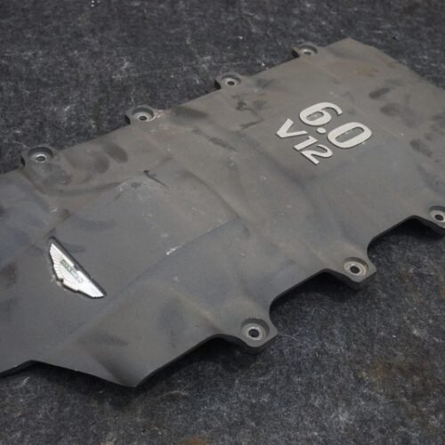 6.0L V12 Engine Cover Panel w/ Emblem OEM 8G43-9J444-AA Aston Martin Rapide 2011