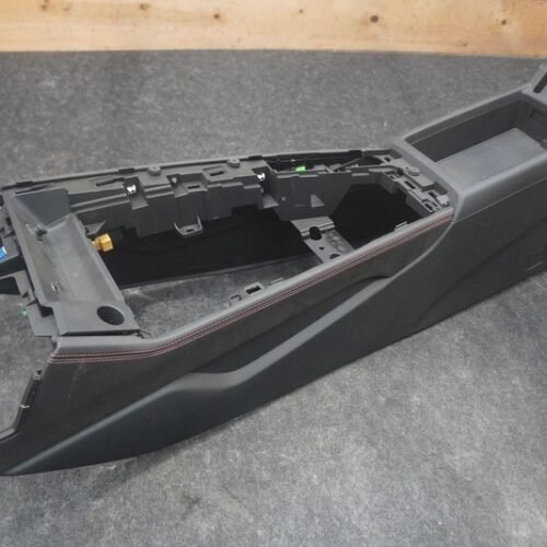 Center Console Base Frame Carrier Black Red Stitch 8W1863241D 6PS Audi S5 2022