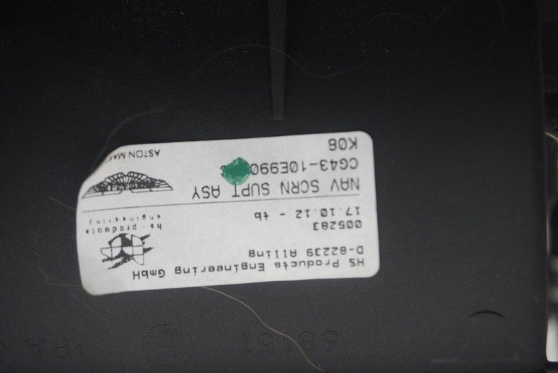 Dash Navigation Display Screen Monitor CC43-10E990-AD Aston Martin DB9 13 *Note*