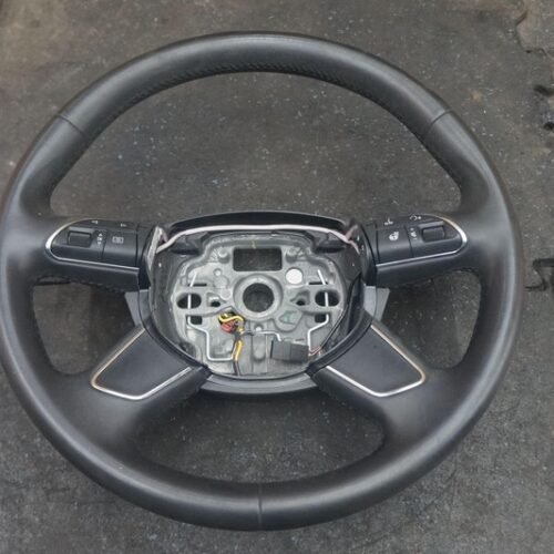 Driver Steering Wheel Black Heat 4g0419091n1kt Oem Audi A6 A7 2012-15 S6 S7