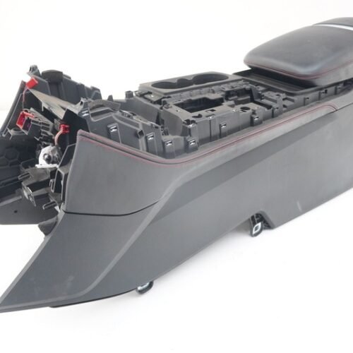 Front Center Console Armrest Assembly Black/Red OEM 4M0863243C Audi RSQ8 2020-25