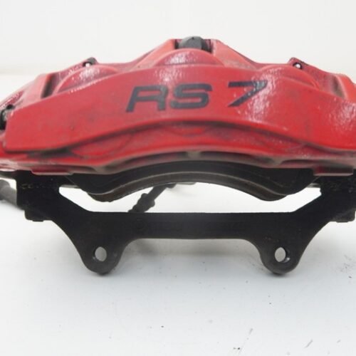 Front Left Brake Caliper & Bracket Assembly Red OEM 4G0615107C Audi Rs7 2014-18