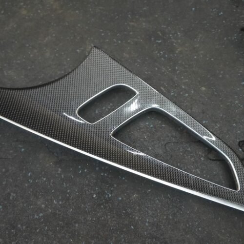 Front Left Carbon Fiber Door Handle Trim Panel 4G8867409AL7V7 Audi S7 A7 2013-18