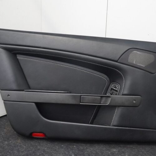 Front Left Driver Door Trim Panel Black Leather OEM Aston Martin V8 Vantage 2008