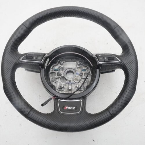 Front Left Driver Steering Wheel Black/Gray 4G8419091B NOQ OEM Audi RS7 2014-18