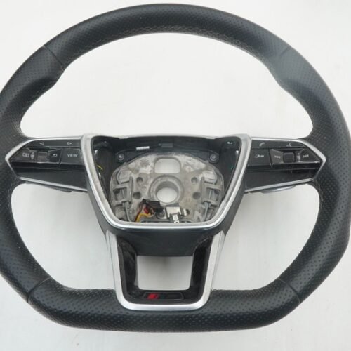 Front Left Driver Steering Wheel Black Gray 4K0419091BNARC Audi RS7 RS6 2022-25