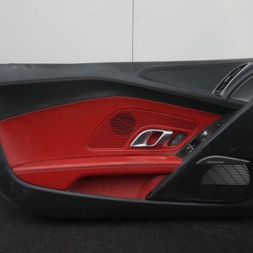 Front Left Interior Door Trim Panel Red & Black 4S1867103B Audi R8 4S 2023 *Note