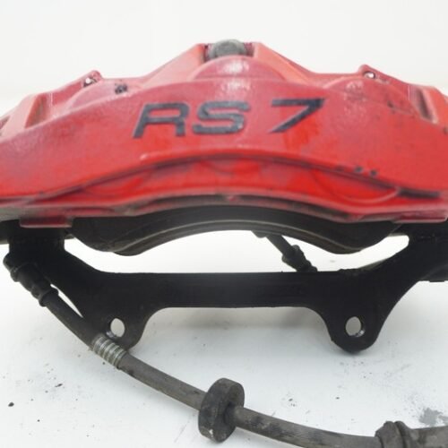 Front Right Brake Caliper & Bracket Assembly Red OEM 4G0615108C Audi Rs7 2014-18
