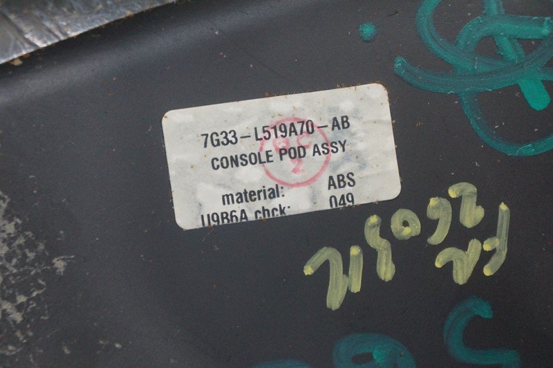 Overhead Roof Console Dome Switch OEM 7G33-L519A70-AB Aston Martin V8 Vantage 08