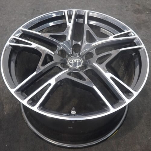 Rear 20X11″ 5 Slotted Spoke Black Wheel Rim 4S0601025AJ Audi R8 2021-23 *Note*
