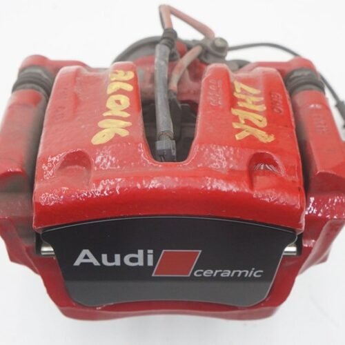 Rear Left Ceramic Brake Caliper & Bracket Red OEM 4M8615403 QC8 Audi Rsq8 20-25