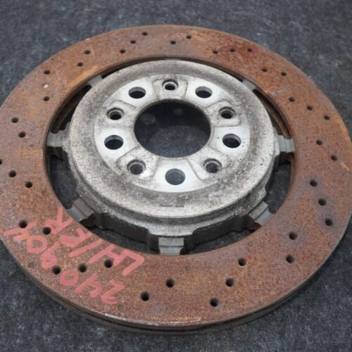 Rear Left Disc Brake Rotor 2.9L Drilled Alfa Romeo Giulia Quadrifoglio 2017