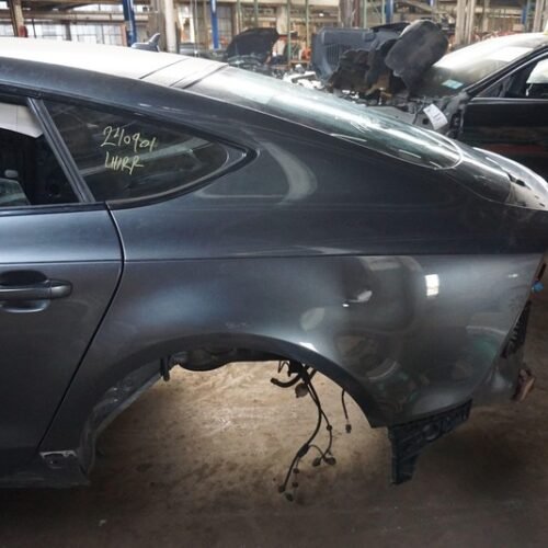 Rear Left Quarter Panel Body Structural Metal Cut Gray OEM Audi S7 4G8 2012-2018