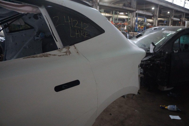 Rear Left Quarter Panel Structural Metal Cut White Aston Martin DBX 707 2023