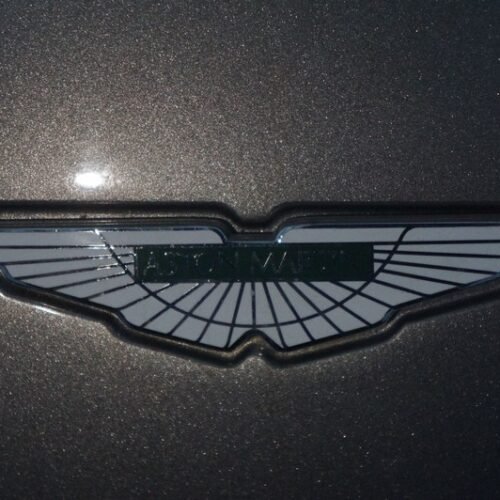 Rear Trunk Boot Badge Emblem OEM 4G43-407A74-BB Aston Martin V8 Vantage 2008