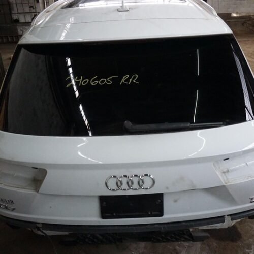 Rear Trunk Lid Lift Gate Hatch Glass Assembly White 4M0827025D Audi Q7 4M 17-19