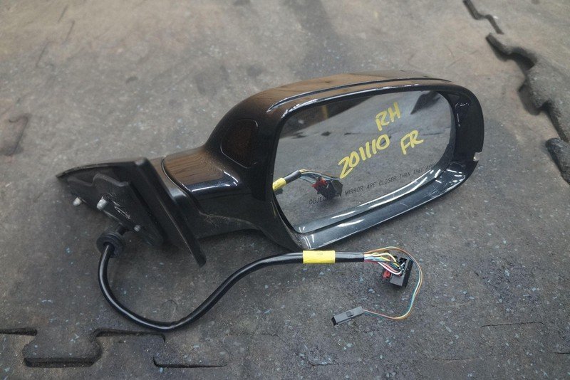 Right Passenger Door Mirror Assembly Coupe Phantom Black OEM Audi RS5 2013-14