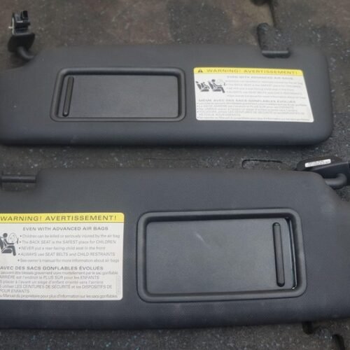 Set 2 Left Right Sun Visor Shade Mirror Black Oem Audi Rs5 2013-15 A4 S4