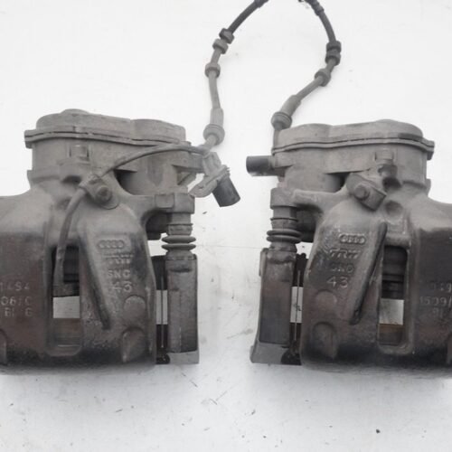 Set 2 Rear Left Right Brake Caliper & Bracket 4G0615403C Audi RS7 2014-17 S6 S7