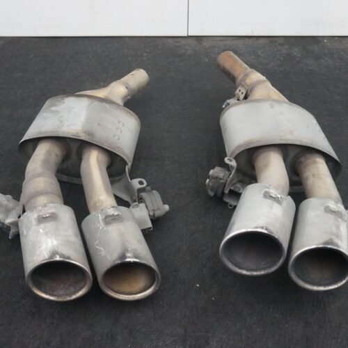 Set 2 Rear Left Right Exhaust Muffler 8W0253609K Audi S5 B9 2018-24 S4 2018-2024