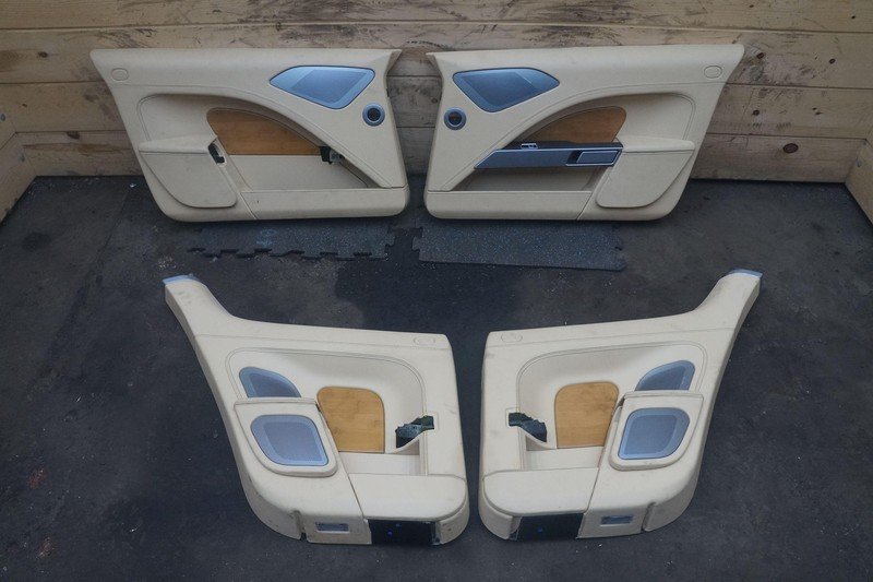 Set 4 Front Rear Door Trim Panel Winter Wheat Oem Aston Martin Rapide S 2014