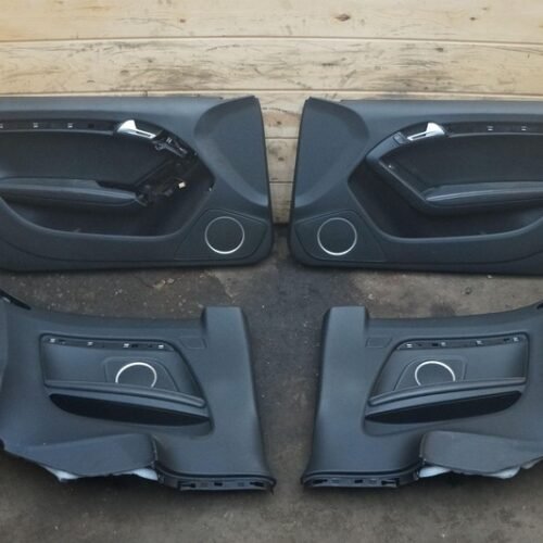Set 4 Interior Door Quarter Trim Panel Black Coupe 8t1867103hwfa Audi Rs5 13-15