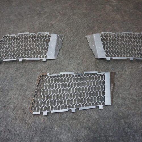 Set Front Bumper Outer & Middle Mesh Grille OEM 4S9807684A Audi R8 GT4 4S 16-18
