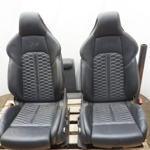Set Front Rear Driver Passenger Seat Assembly Black OEM Audi RS5 Sportback 2019