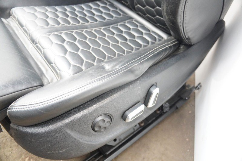 Set Front & Rear Driver Passenger Seat Assembly Black OEM Audi Rs7 2014 *Note*