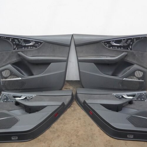 Set Front & Rear Interior Door Trim Panel Black OEM 4M8867103 Audi RSQ8 2020-22
