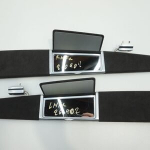 Set Left Right Sun Visor Chrome AG43-69321-ACW OEM Aston Martin Vanquish 2013-18