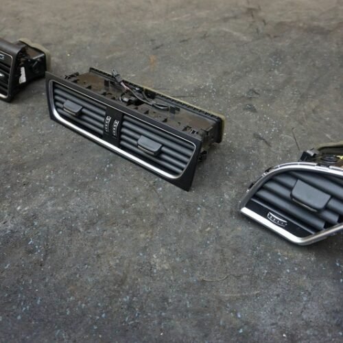 Set of 3 Left Center Dash Rear Console Air Vent OEM Audi A4 S4 A5 S5 B8 10-17
